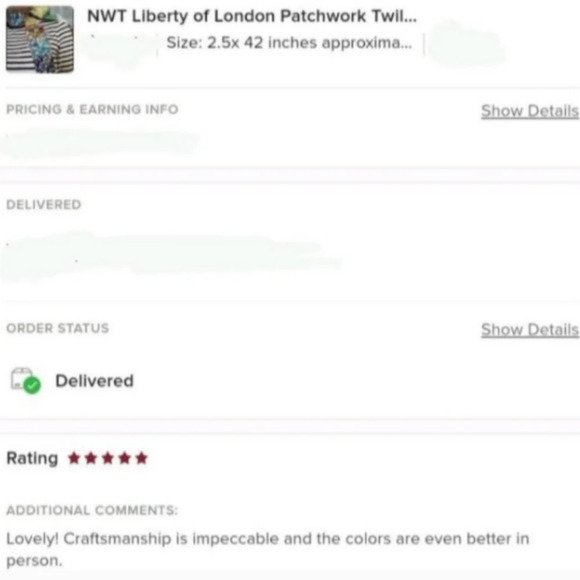 Liberty Art Fabric Skinny Scarf Archive Lilac Red Lilacs Bespoke Cottagecore - Picture 13 of 15